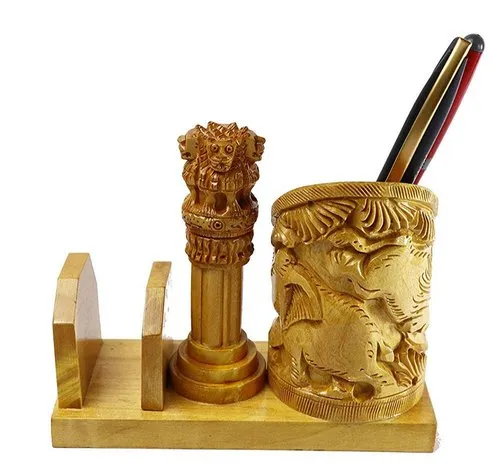 Wooden Pen Holder