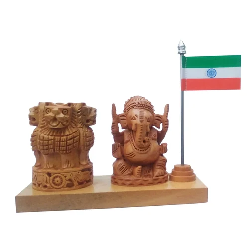 Decorative Wooden Pen Holder