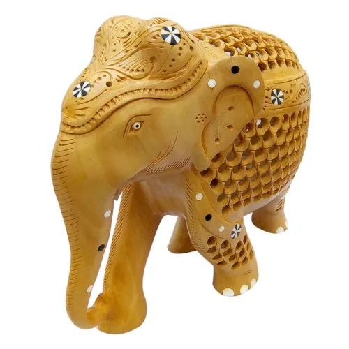 Wooden Elephant Statue